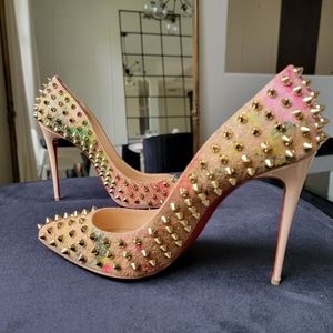 💥Flash Sale 💥Christian Louboutin Follies Spike Heels 38.5